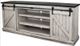 American Heartland Manufacturing 82" Rustic Two-Tone Provincial TV Stand-1