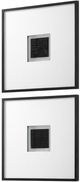 Uttermost® Origins Shadow 2-Piece Dark Bronze/Satin Black Wall Art-3