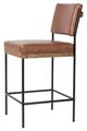 Four Hands Benton Black/Sonoma Chestnut Counter Stool-4