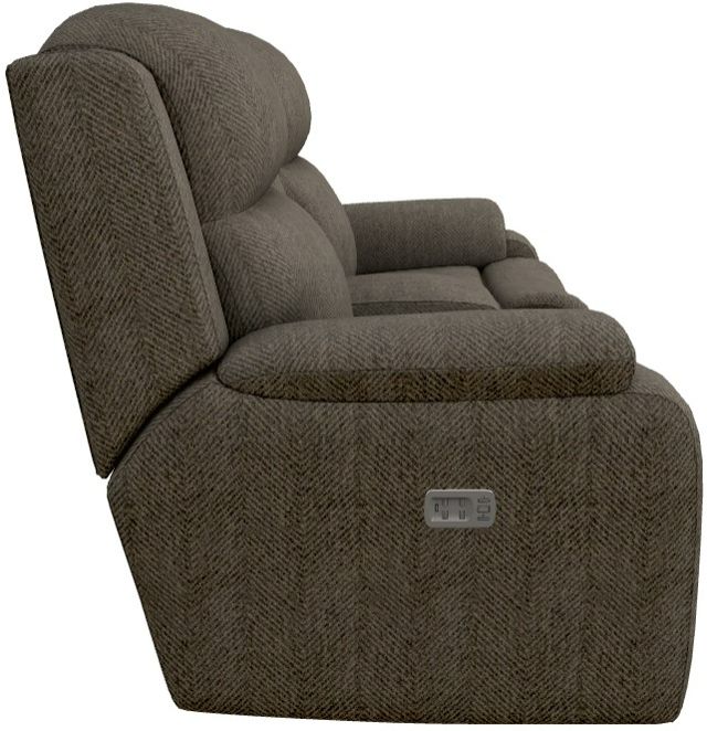 La-Z-Boy® Dorian Cocoa Power Reclining Loveseat with Console, Headrest, and Lumbar-2