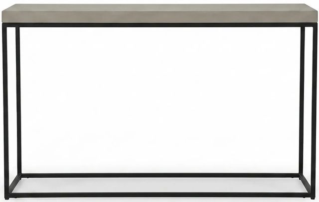 Sunny Designs™ Jax Beige Large Console Table with Black Base-3
