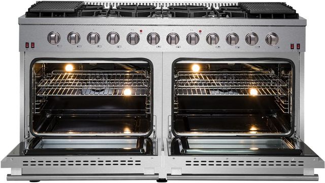 FORNO® Galiano 60" Stainless Steel Pro Style Gas Range-1