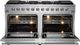 FORNO® Galiano 60" Stainless Steel Pro Style Gas Range-1