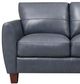 Leather Italia™ Georgetowne Traverse Ocean Blue Loveseat-1