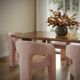 TOV Furniture Malone Blush Chenille Dining Chair-1