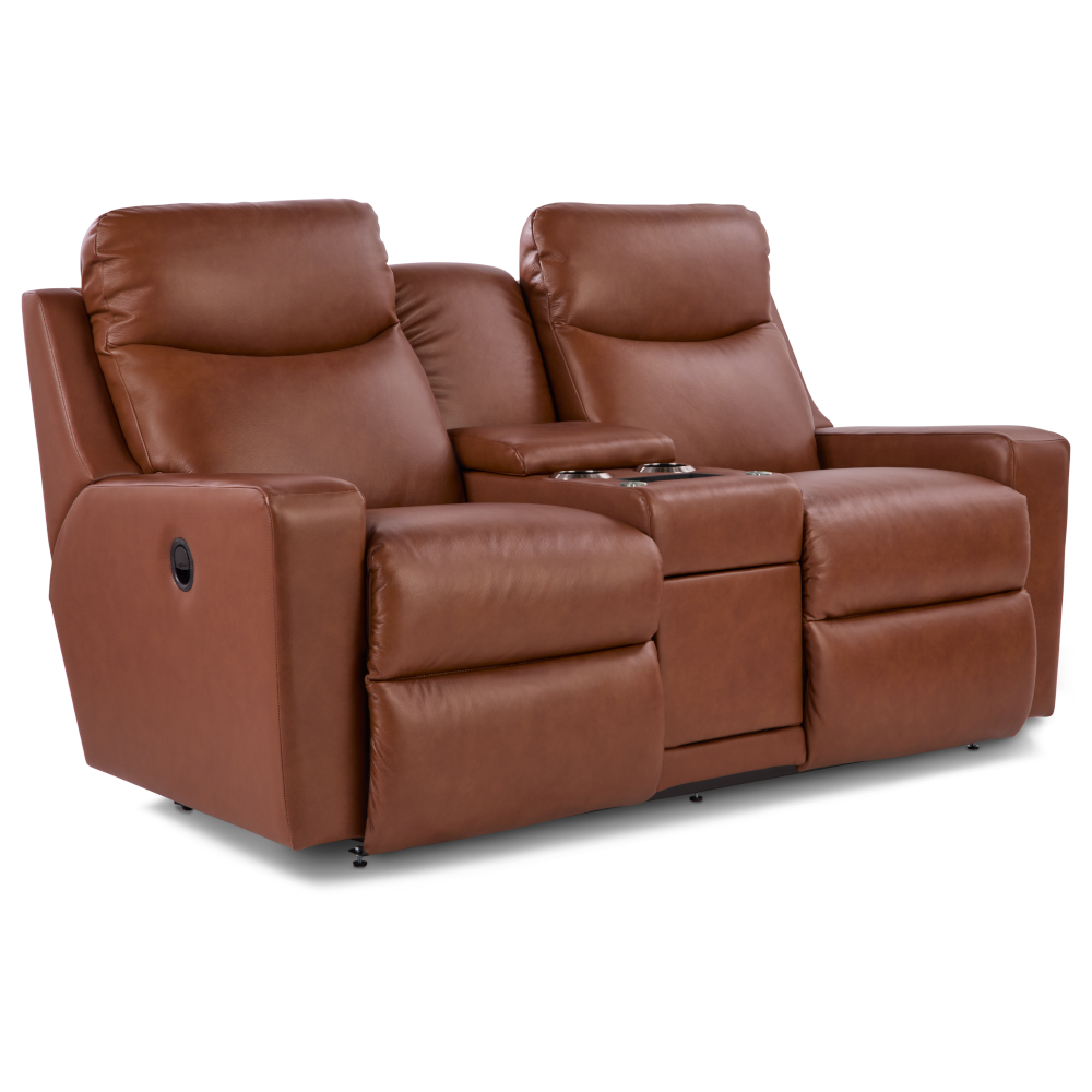La-Z-Boy® Emmons Reclining Loveseat with Console | McMasters