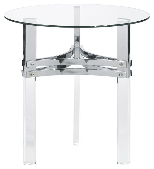 Signature Design by Ashley® Braddoni 3-Piece Chrome Finish Living Room Tables Set-2