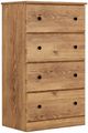 Perdue Woodworks 12,000 Essential Brown 26" 4-Drawer Chest-0