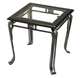 Forge Design Sevane Glass Top End Table-0
