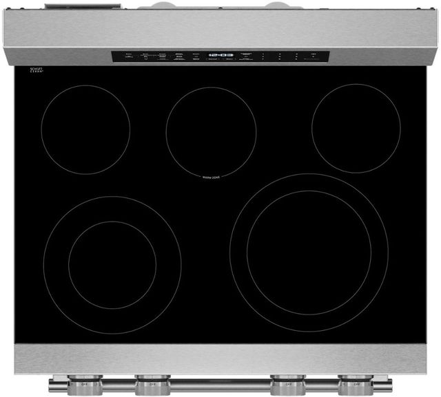 KitchenAid® 30" PrintShield™ Stainless Steel Freestanding Electric Range with Convection Cooking Modes-3