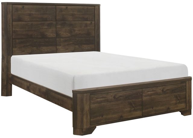 Homelegance® Jocelyn Rustic Brown Queen Bed-0