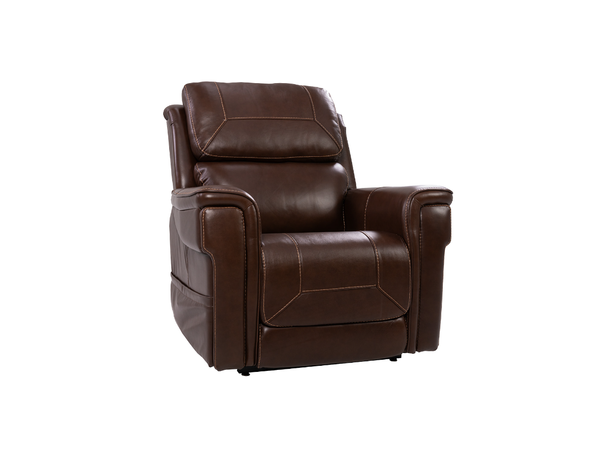 Coffee Leather Lift Chair Bob Mills Furniture