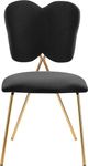 Meridian Furniture Angel Black Velvet Dining Chair-1