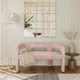 Jofran Inc. Urban Archive Gwen Pink Upholstered Bench-1