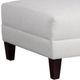 Braxton Culler Customizable Alexa Ottoman with Tapered Legs-1