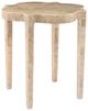 Century® Grand Tour Furniture Medallion Antique Silver Side Table-0