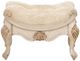 Michael Amini® Platine De Royale Champagne Vanity Bench-2