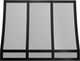 Zephyr Designer Collection 36'' Matte Black Forte Hood Banding Kit-3