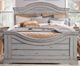 American Woodcrafters 7820 Stonebrook Antique Gray King Panel Bed-0
