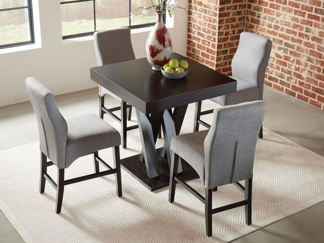 Coaster® Mulberry 2-Piece Grey/Cappuccino Upholstered Counter Stools-4