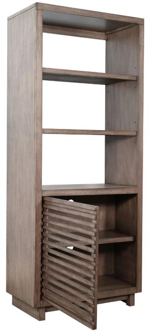 Sunny Designs™ Doe Valley Buckskin Slat Media Left Pier Cabinet-3