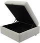 Parker House® Juliana Crisp Taupe Storage Ottoman-1