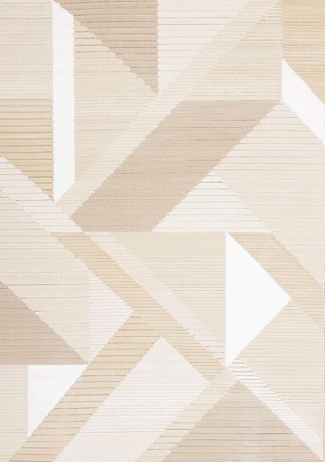 Kalora Interiors Ella Beige/Cream 5'x8' Area Rug-0