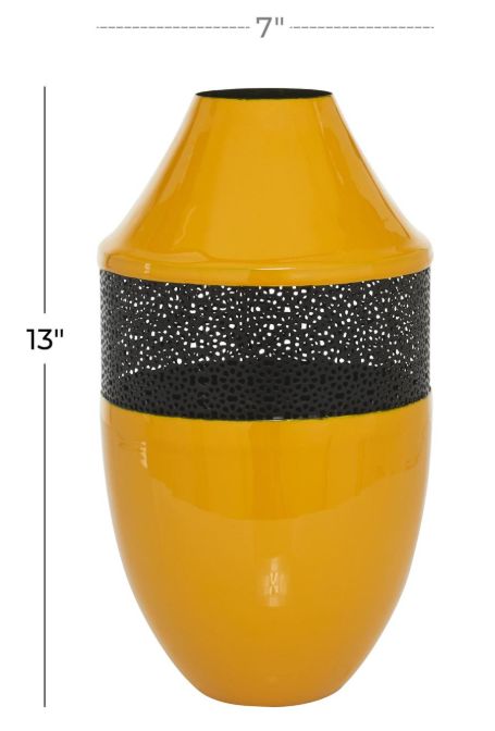 Deco Marche Yellow Vase-2