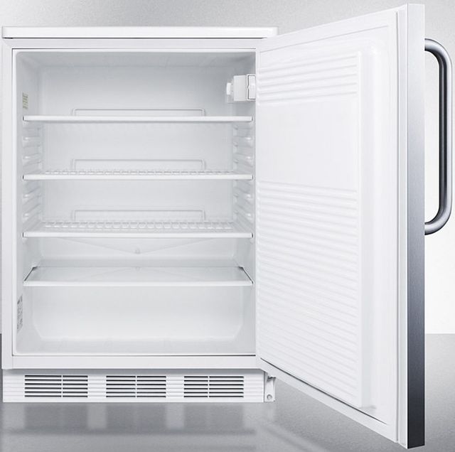 Accucold® by Summit® 24" 5.5 Cu. Ft. Stainless Steel Compact Refrigerator-2