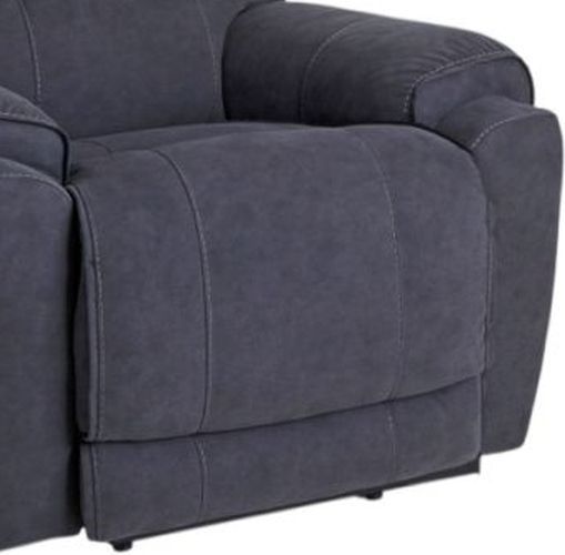 HomeStretch Showtime Graphite Power Recliner with Power Headrest and Lumbar-2