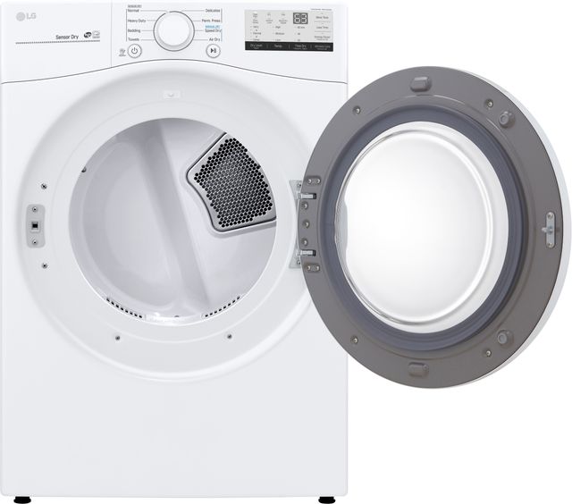 LG 7.4 Cu. Ft. White Front Load Electric Dryer-8