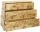 Harp & Finial® Willshire Mappa Burl Chest-1