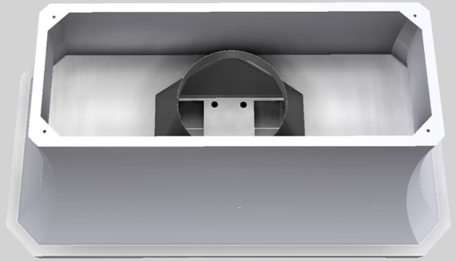 Vent-A-Hood® Designer Series 60" White Island Range Hood-3