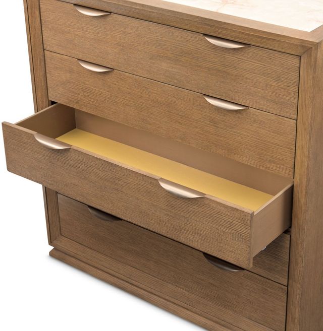 Michael Amini® Portrait Sienna Brown 5-Drawer Chest-3
