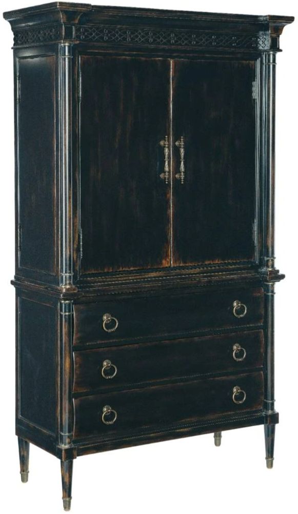 Hooker® Furniture Charleston Black Cherry Jewelry Armoire-0