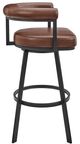 Armen Living Magnolia Black/Brown 26'' Counter Stool-1