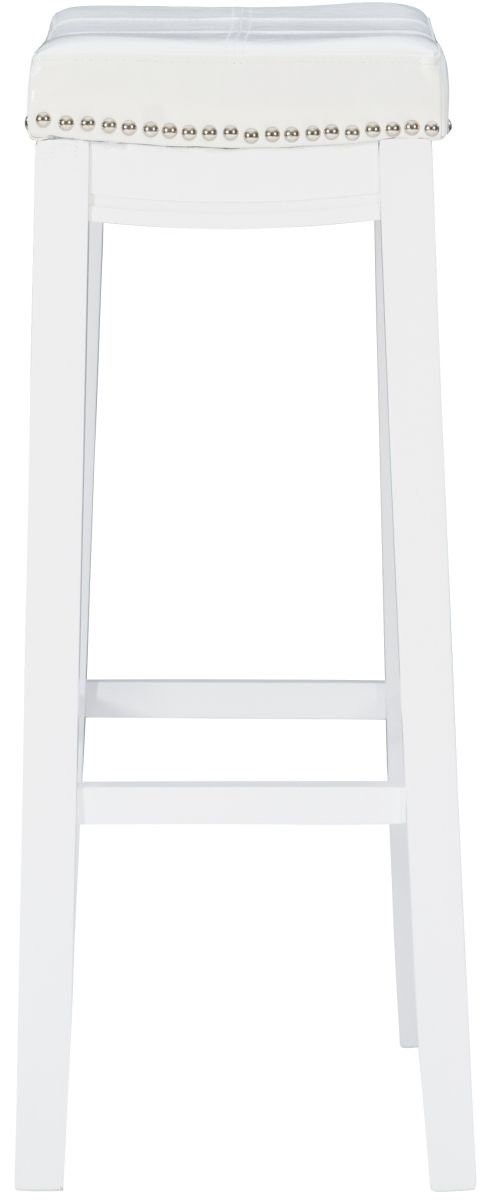 Linon Claridge White Bar Stool-3
