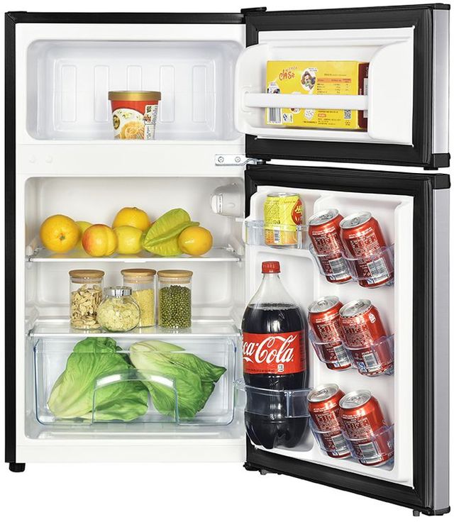 Avanti® 19" 3.1 Cu. Ft. Stainless Steel Compact Top Freezer Refrigerator-2