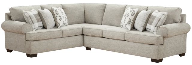 American Wholesale Furniture Mallory 2-Piece Ash L-Shape Sectional-0