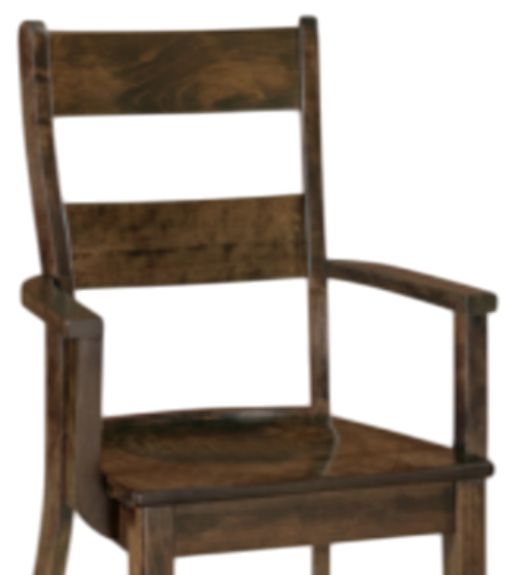 Archbold Furniture Customizable Amish Essentials Declan Arm Chair-1