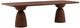 Dovetail Furniture Amberlyn Brown Dining Table-0