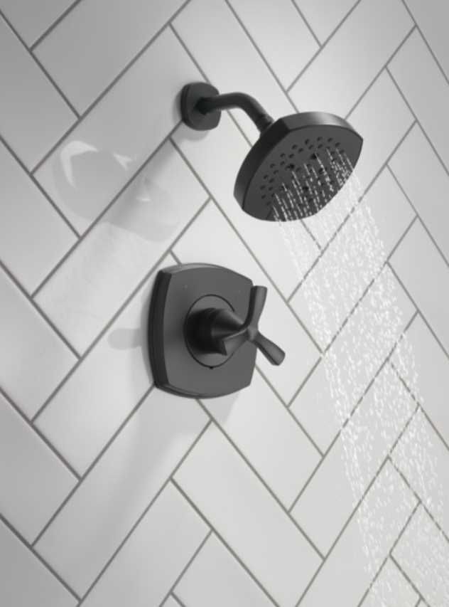 Delta Stryke® 14 Series Matte Black Shower Only-2
