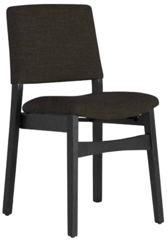 Transformer Table Transformer Onyx/Smoked Hickory Dark Gray Stackable Dining Chair-0