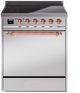 Ilve® Nostalgie II Series 30" Stainless Steel Pro Style Induction Range-0