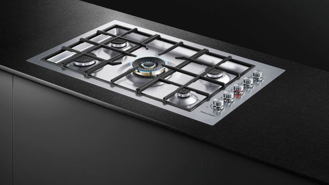 Fisher & Paykel Series 9 36" Stainless Steel Natural Gas Cooktop-2