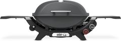 Weber® Q 2800N+ 2-Burner Charcoal Gray Tabletop Liquid Propane Gas Grill