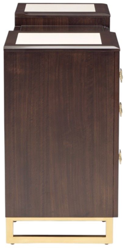 Michael Amini® Belmont Place Espresso Vanity Desk-1
