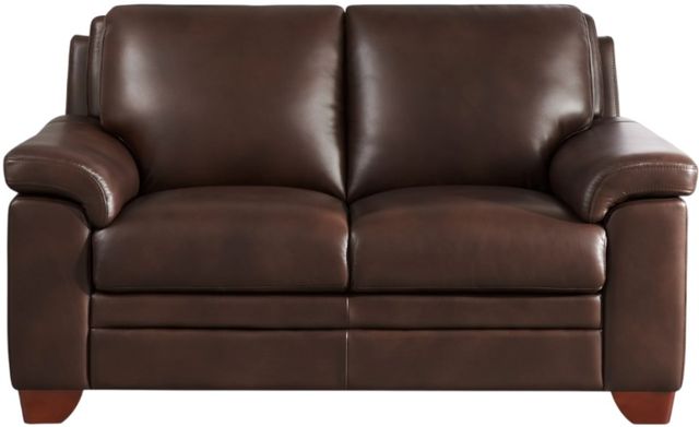 Hydeline® Magnum Chestnut Brown Loveseat-0