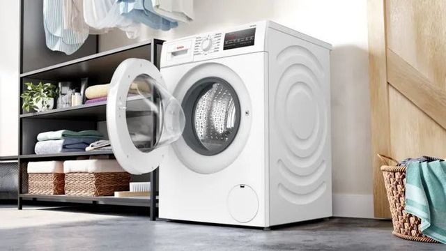 OUT OF BOX Bosch® 300 Series 24" White Front Load Compact Washer-2