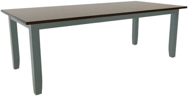 Mavin Customizable 42" x 66" Rectangular Extendable Dining Table with 2 Leaves-0